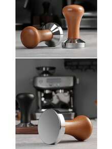 SOKANY 51/53/58mm Coffee Compactor, Powder Press Hammer, Coffee Machine Handle Filling Device, Stainless Steel Coffee Powder Press, High-Quality, Handmade, Suitable For Espresso Coffee Machine - Camel - View 8