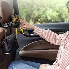 Adjustable Car Phone Holder - Durable ABS Material, Waterproof, Suitable For Cars, Road Trips And Commuting With Secure Grip, Car Phone Holder - Black - View 2