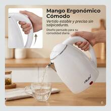 The 2L Electric Kettle Boils Water Quickly, Automatically Cuts Off The Power, Is Anti-Tip, Suitable For Coffee And Tea, Portable For Office Use. - View 7