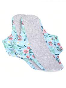 [Soft & Breathable Sanitary Pads] 8pcs Soft & Breathable Women's Sanitary Pads - Strong Absorption, Skin-Friendly Comfort, Washable & Reusable - View 4