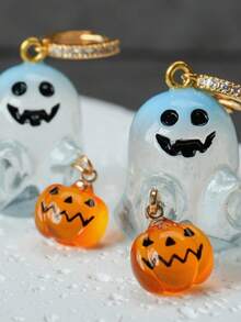1 Pair Halloween Ghost Pumpkin Women'S Party Earrings - Multicolor - View 4