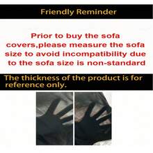 1 pieza Funda de sofá, Protector de sofá elástico, Diseño antideslizante, Suave y cómodo transpirable, Se ajusta a todos los tamaños, Adecuado para todas las temporadas y temas, Funda de cojín de sofá lavable a máquina - Gris Oscuro - Ver 5