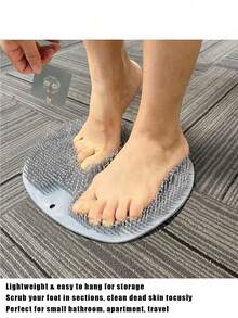 Dụng cụ chà chân khi tắm - Nhỏ gọn và tiện lợi, làm sạch chân, loại bỏ vết chai và da chết, thảm massage chân unisex, giảm đau nhức chân, thiết kế không hút chân không, dụng cụ chăm sóc chân, dụng cụ làm móng, dụng cụ chăm sóc cơ thể. - Nhiều màu - Xem 12