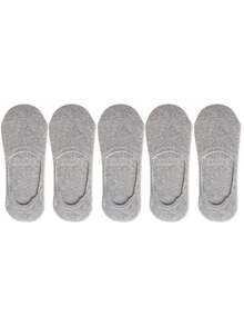 1/5/10/15/30 pares de calcetines deportivos neutros, calcetines de tobillo blanco/negro/gris, unicolor estilo minimalista, adecuados para uso casual diario - Multicolor - Ver 14