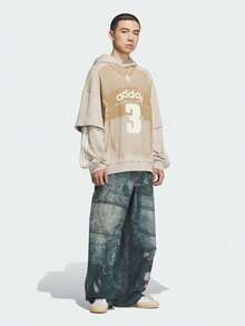 Adidas Originals Sweatshirt Rajut Pria IH Ukuran M KC2608 - Khaki - View 6