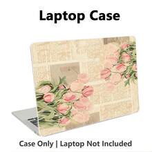 1件相容Macbook的保護殼，鬱金香花朵UV印花圖案，筆電保護套，極簡輕量耐用保護殼，相容Macbook Air Pro 13.3 13.6 14.2 15.3 16.2英吋，適用於13英吋Neo筆電保護殼A3404型號/D14、D16 - 查看 6