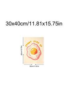 1pc Kisses For The Dishes,Croissant, Egg Dining Decor,Bon Appetit Art,Lemons Art, Quotes Art,Ideal Gift,Suitable For Bedroom,Living Room,Kitchen,Wall Arts,Wall Decor,Home Decor,Room Decor,Canvas Wall Art,Posters, Wall Art With Frame,Optional Frame ﻿ - 1PCS - View 19