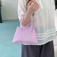 Borsa in PVC trasparente, borsa da spiaggia estiva, borsa impermeabile, borsa a tracolla con catena, borsa a tracolla per donne - Giallo - Visualizzare 10