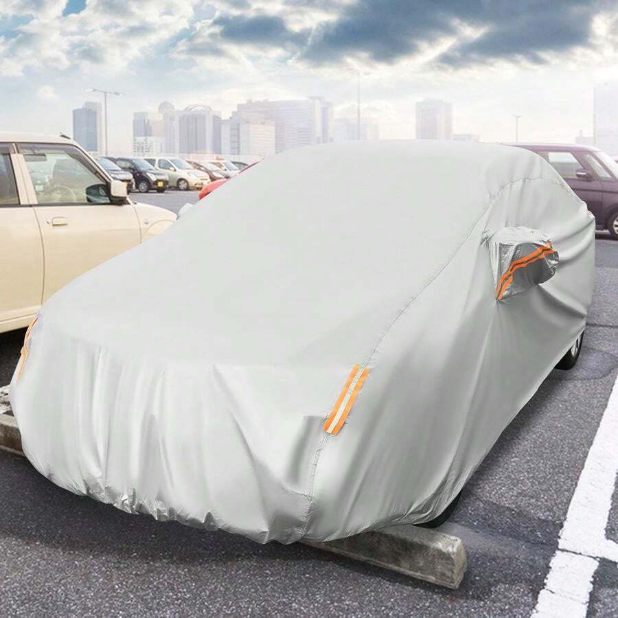 [Local Shipping] Car Cover For Automobiles 193 Inch Rain Sun UV Protection Universal Fit Sedan Chevrolet  -XY423819 - FXCD4MBYXYDCM0 - View 1