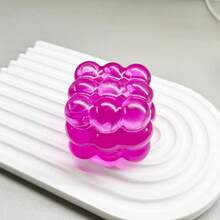 1pc, 5cm Large Size, Korean-Style Solid Color Flexible Liquid Silicone Bubble Ball Stress Relief Toy For Office Workers, Suitable For Pressing And Playing During Office Breaks, Calming Irritability And Relieving Mental Tension From Long Working Hours - Multicolor - View 8