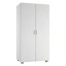 Kids 2-Door Wardrobe - Black - View 5