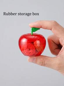 10pcs/5pcs Acrylic Artificial Red Apple Gift Boxes, Faux Apple Gift Boxes, Creative Wedding Candy Boxes, Teacher's Day Gifts, Halloween, Harvest Festival, School Supplies, Back To School, Autumn Decor, Holiday Gifts, Thanksgiving Wedding Birthday, Party Supplies - A - View 5