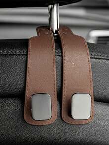 Gancho de almacenamiento para asiento de coche universal, gancho plegable para bolso de reposacabezas, gancho de coche minimalista adecuado para bolsos, ropa, comestibles y accesorios, resistente, fácil de instalar, organizador de almacenamiento interior del coche - Multicolor - Ver 10