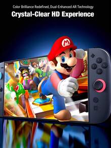 Protector de pantalla de vidrio templado de cobertura completa para consola Switch/Switch OLED/New Switch 2(2025)/Switch Lite, resistente a arañazos y a caídas - Ver 5