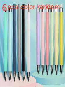 [Endless Writing]Lápiz Eterno | Sin necesidad de afilar, lápiz eterno con punta de goma de borrar, escritura continua, duradero y de larga duración | Para estudiantes, innovación de dibujo de color aleatorio para escribir y dibujar. Escritura a largo plazo sin tinta, los colores satisfacen las necesidades creativas, adecuado para trabajo profesional, estilos de color aleatorio - A - Ver 13