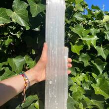 1pc Giant Natural Gypsum Crystal, Natural Oversized Gypsum Crystal, Giant Raw Gypsum Crystal, Raw Gypsum Crystal Rough, Suitable For Jewelry Making, Home & Office Decor, Holiday Decoration, Can Be A Gift For Collectors Or Nature Enthusiasts - White - View 8