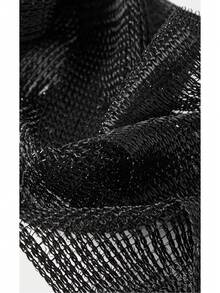Noxbound 1pc Fashionable & Versatile Women Scarf With Tassels Winter Fall - Pure Black - View 4