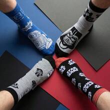 Cerdá Disney Star Wars Unisex Adult Socks Pack - 12 Pairs Of Soft And Stretchy Cotton Blend Socks, Darth Vader, R2-D2 And Stormtrooper Designs, Back To School - Option 5 - View 6