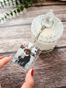 Móc khóa tùy chỉnh ảnh & lời nhắn, móc khóa kỷ niệm acrylic cá nhân hóa, quà tặng sinh nhật, tốt nghiệp và kỷ niệm cho mẹ và các cặp đôi - Nhiều màu - Xem 5