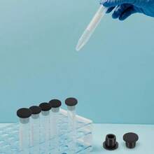 16pcs T-Shaped Rubber Stoppers, Insulated/Corrosion-Resistant/Heat-Resistant/Cold-Resistant/Strong Sealing/Waterproof/Dustproof, Suitable For Laboratory Or Other Bottle Sealing, Hole Plugs, Test Tube Stoppers, Household Use - Black - View 4
