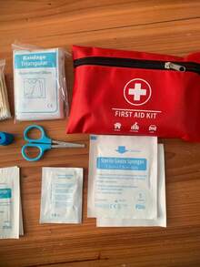 130 Peças Kit de Emergência, Inclui Ferramentas, Suprimentos de Emergência, 26 Categorias, Conjunto de 130 Peças, Itens de Suprimentos de Emergência, Portátil Montado no Carro, Adequado para Esportes ao Ar Livre, Esportes Atléticos, Camping, Família em Casa - kit de emergência - Visão 3
