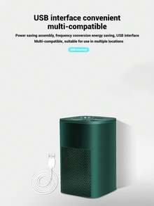 1pc Air Purifier, Deodorizer, USB Powered, High-Efficiency Filter Purification, Sleep Mode Product Functions: Remove VOCs, Pollen, Dust Particles, Formaldehyde, Secondhand Smoke, Sterilization, Smog, Disinfection - Multicolor - View 4
