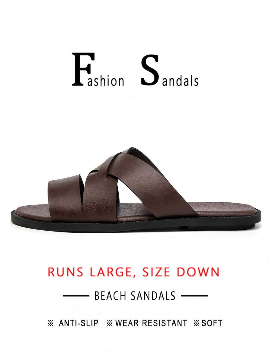 2026 Beach Party Slippers Men's Summer New Casual Fashion Sandals