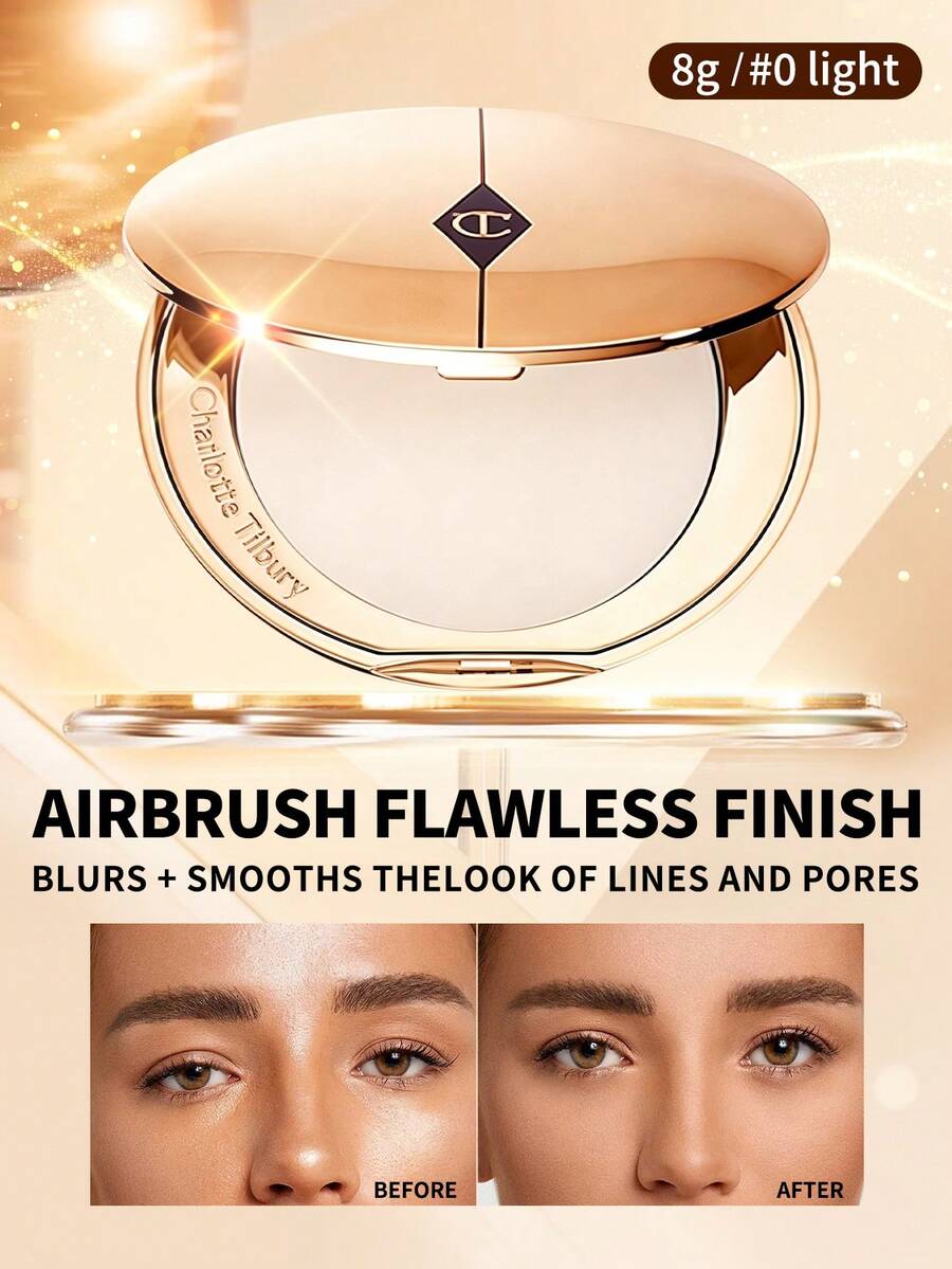 CHARLOTTE TILBURY Flawless Cushion Foundation 0 Ringan Berat Bersih 8 G E 0,28 OZ - 0 CAHAYA - View 1