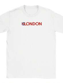 London UK Unisex T-Shirt - Soft , Various Colors - Black - View 1