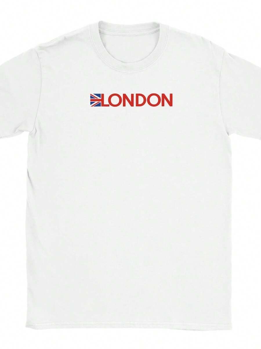 London UK Unisex T-Shirt - Soft , Various Colors - Black - View 1