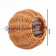 1 Rattan-Style Hangable Outdoor, Garden, Indoor Birdhouse, Available In Three Colors, Suitable For Sparrows, Cockatiels, Various Birds, Hummingbirds, And Various Small Animal Nests. - View 11