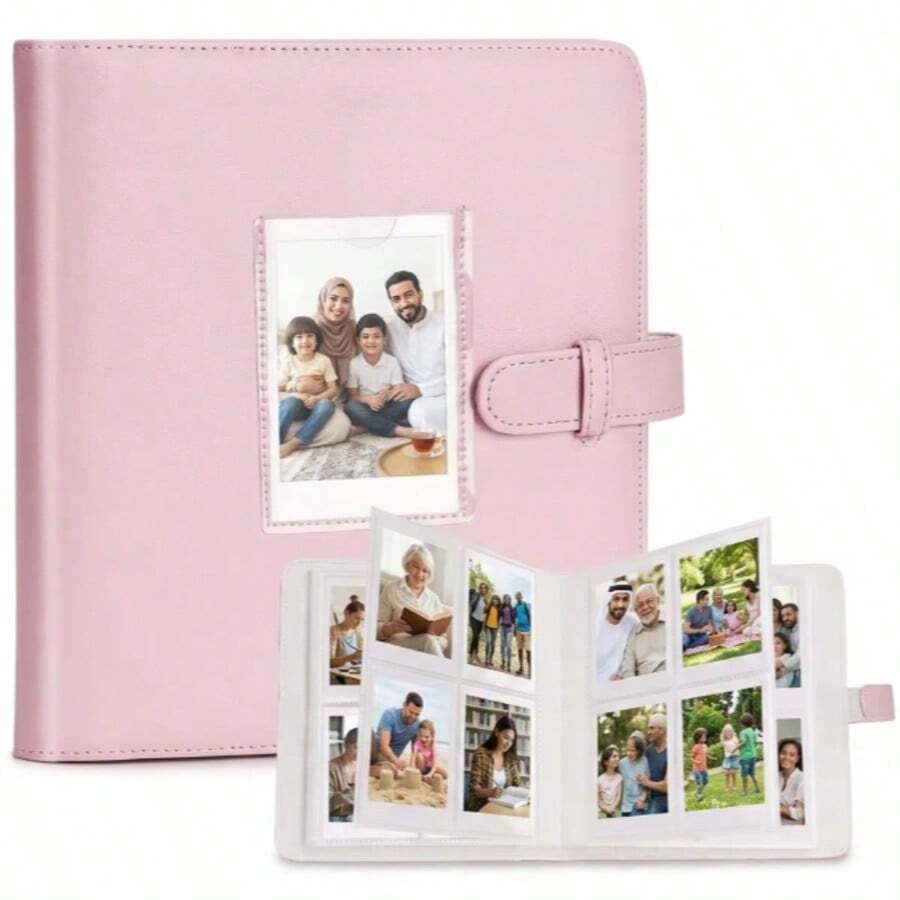 1 pieza Álbum de fotos con 272 bolsillos adecuado para fotos de 2x3 pulgadas, apto para el álbum de colección de películas Fujifilm Mini - Multicolor - Ver 1