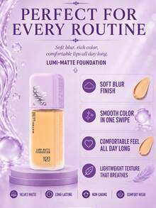 Maybelline 美寶琳長效透明底妝 #N20，正裝 35ml/試用裝 10ml，輕盈持久、抗汗、霧面妝效、有效遮瑕，適合中性至淺膚色 - 美寶蓮持妝輕透粉底液N20 - 查看 11