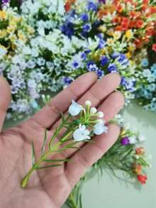 20/40入人造迷你鈴蘭花，多色 7.5cm/2.9in 易護理塑膠花，DIY 花環與花束，適用於情人節、復活節、婚禮及所有節日家居裝飾、模型屋、雕塑、收藏品與活動裝飾、仙女花園、陽台、室內 - mini 鈴蘭花 - 查看 6