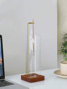 1pc Incense Burner, Detachable Glass Ashtray Style Incense Holder, Transparent Glass Structure, Suitable For Home, Yoga, Spa, Meditation, Easy To Clean Incense Stand, Elegant Home Desktop Decoration, Fashion Aesthetic, Durable Design - Incense Burner Stand - View 12