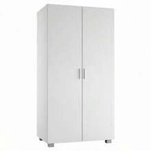 Kids 2-Door Wardrobe - White - View 12