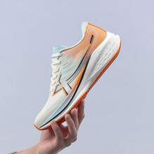 XTEP 2000G 3rd Generation Men's New Breathable Sports Shoes, Shock-Absorbing Running Shoes For Workout - White/Blue Orange - View 7