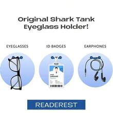 1pc Magnetic Glasses Holder, Men's Multi-Functional Magnetic Brooch, Creative Storage Accessory For Earphones And Glasses, Durable Earphone Clip Tool, Suitable For Kitchen, Bathroom, Outdoor, Living Room, Bedroom - Magnetic Eyeglass Holder - View 8