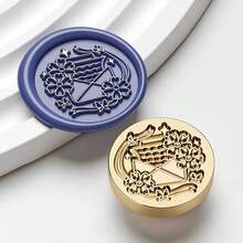 1件 七月新品 信封系列蠟封印章頭 多款創意信封圖案 可用於信封封口、書籤、剪貼簿、文具、禮物裝飾的蠟封工具 - 信封系列 - 查看 21