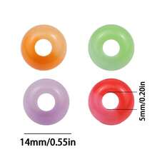 5/10/20 buah Manik-manik Abacus Mata Kucing Akrilik Warna-warni, Manik-manik untuk Pembuatan Perhiasan DIY, Bahan Aksesoris Buatan Tangan - Manik-manik Abacus Mata Kucing - View 7