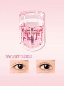 PINKFLASH Portable Eyelash Curler, Creates Quick And Natural Curled Lashes With Long-Lasting Lifting And Lengthening Effect. Suitable For Daily Makeup, Party Looks And Y2K Styling, A Wonderful Gift For Valentine's Day And New Year. T17 - Watermelon Pink - View 10