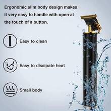 Beard & Mustache Styling Tools - Faucet Lcd Gold - View 6