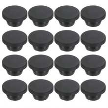 16pcs T-Shaped Rubber Stoppers, Insulated/Corrosion-Resistant/Heat-Resistant/Cold-Resistant/Strong Sealing/Waterproof/Dustproof, Suitable For Laboratory Or Other Bottle Sealing, Hole Plugs, Test Tube Stoppers, Household Use - Black - View 12