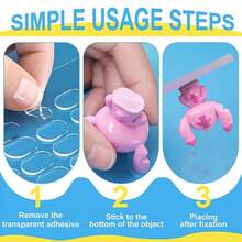 100pcs Transparent Reusable Mounting Stickers - Double-Sided Adhesive Dots, Suitable For Hanging Pictures And Balloons On Walls, Removable Poster Glue, Transparent Strong Adhesive Tape - A - View 5