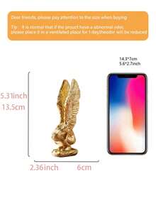 1件金色天使之翼雕像，優雅守護天使裝飾擺件，小型桌面雕塑，適用於客廳、臥室、書架、辦公桌，靈性慰藉裝飾，紀念禮物，喬遷禮物 - C - 查看 10