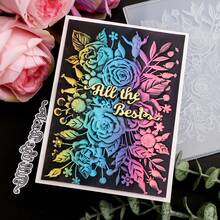 1件 3D 壓花資料夾，DIY 剪貼簿用品，玫瑰花園圖案塑膠壓花資料夾，適用於卡片製作、剪貼簿及其他紙藝創作 - 彩色 - 查看 5
