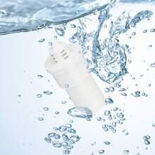 Repuestos de Filtro de Agua de 5 Etapas para Jarras y Dispensadores, sin BPA, Dura 3 Meses o 150 L, Reduce la Cal, el Plomo y Cloro, para Jarra con Filtro de Agua 6216, 66 x 146 mm, 3 uds - Ver 1