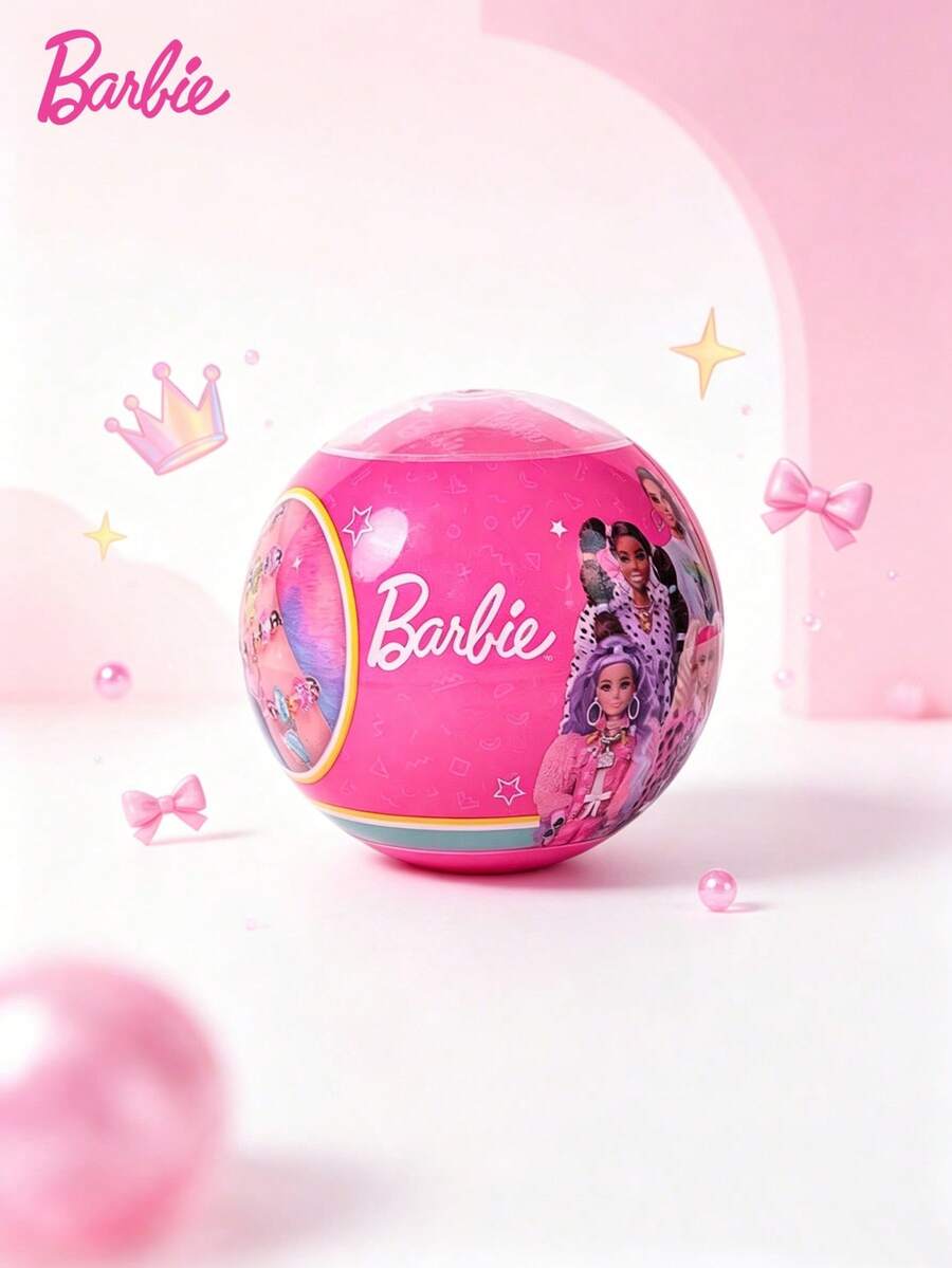 Mattel 1PC Barbie Officially Licensed DIY Beaded Bracelet Blind Box Hand String Surprise Box Colorful Stackable Crystal Wrist Adornment Cute Shaped Multiple Styles Random Inlaid Diamond Pendant Bracelet Adjustable Chain Acrylic Accessories Christmas Gifts - BB-200511-4 - View 1