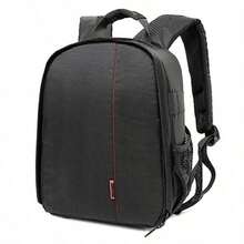 Waterproof Digital DSLR Photo Padded Backpack W/ Rain Cover Multi-Functional SLR Camera Soft Bag Video Case (Only Bag) - View 2