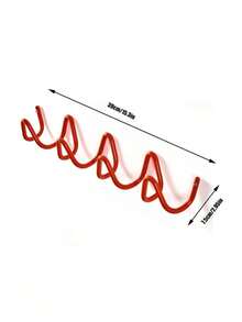 Creative Wave Design Metal Wall Hooks - Elegant Nordic-Style Coat And Hat Holders With Smooth Curved Shapes, Suitable For Home Organization, Hotel Decoration, And Fashion Store Displays, Multi-Function Hooks For Hanging Jackets, Hats, Bags, Umbrellas - Multicolor - View 14